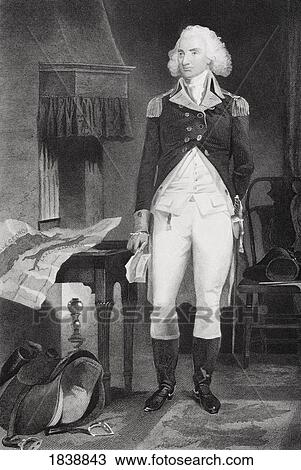 Stock Image - Philip Schuyler 1733-1804. American Major General During American Revolution. From Painting By Alonzo Chappel. Fotosearch