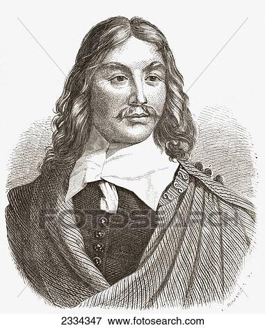 Stock Photo - Philips Wouwerman Or Wouwermans, 1619 - 1668. Dutch Artist. From Histoire Des Peintres De Toutes Les ÃƒÆ’Ã¢â‚¬Â°Coles, ÃƒÆ’Ã¢â‚¬Â°Cole Hollandaise, Published 1863.. Fotosearch