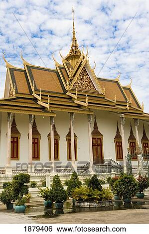 Phnom Penh Royal Palace. View Large Photo Image Stock Photograph - Phnom Penh Royal Palace.. Fotosearch