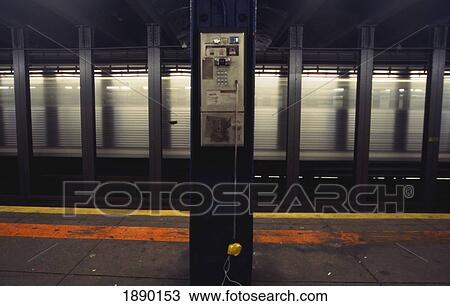 Phone In New York's Subway View Large Photo Image Stock Image - Phone In New York's Subway. Fotosearch