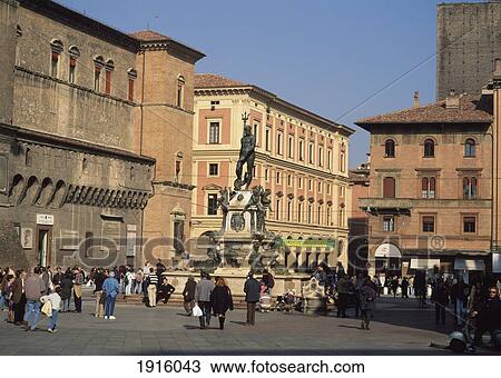 Piazza Nettuno (Neptune) View Large Photo Image Stock Image - Piazza Nettuno (Neptune). Fotosearch