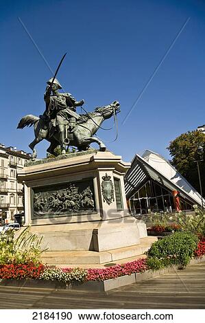 Piazza Solferino, Turin, Italy View Large Photo Image Stock Image - Piazza Solferino, Turin, Italy. Fotosearch