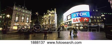 Stock Photo - Piccadilly Circus At Night.. Fotosearch