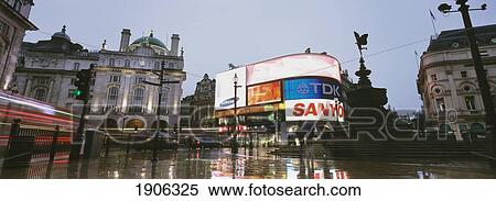 Piccadilly Circus, West End, London, England, Uk View Large Photo Image Stock Photography - Piccadilly Circus, West End, London, England, Uk. Fotosearch