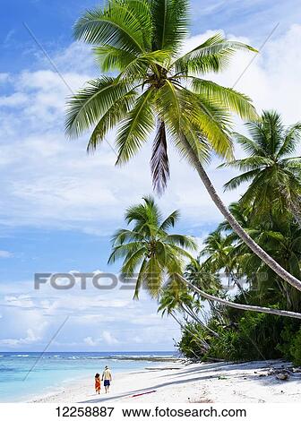 Stock Photo - Picture perfect remote island in the Solomon Islands; Gizo, Western Province, Solomon Islands. Fotosearch