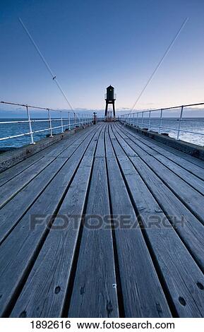 Stock Photograph - Pier At Dawn. Fotosearch