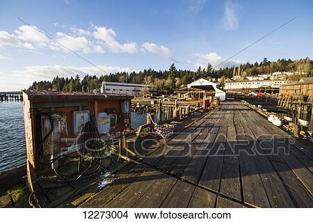 Pier of Dollarton Ship Yard, North Vancouver, British Columbia, Canada View Large Photo Image Picture - Pier of Dollarton Ship Yard, North Vancouver, British Columbia, Canada. Fotosearch