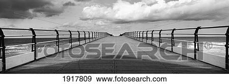 Pier Of Saltburn-By-The-Sea View Large Photo Image Stock Photo - Pier Of Saltburn-By-The-Sea. Fotosearch