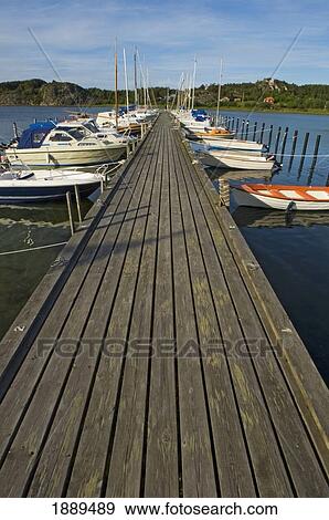 Stock Photo - Pier On Flaton Island. Fotosearch