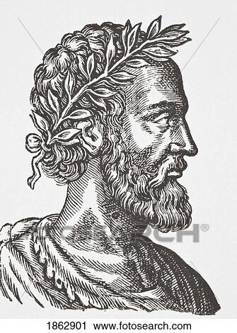 Stock Image - Pierre De Ronsard, 1524 ÃƒÆ’Ã‚Â»1585. French Poet. From Science And Literature In The Middle Ages By Paul Lacroix Published London 1878. Fotosearch