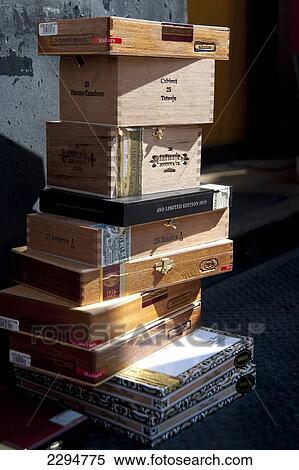 Pile Of Cuban Cigars Boxes For Sale, Manhattan, New York, Usa View Large Photo Image Stock Photography - Pile Of Cuban Cigars Boxes For Sale, Manhattan, New York, Usa. Fotosearch