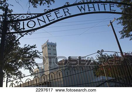 Stock Photo - Pioneer White Flour Mills In Southtown, San Antonio. Fotosearch