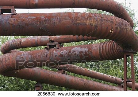 Pipes Of Shaft 1/2/8 In The Zollverein Coal Mine Industrial Complex, Essen, North Rhine-Westphalia, Germany View Large Photo Image Stock Image - Pipes Of Shaft 1/2/8 In The Zollverein Coal Mine Industrial Complex, Essen, North Rhine-Westphalia, Germany. Fotosearch