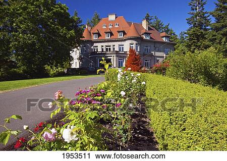 Pittock Mansion; Portland Oregon United States Of America View Large Photo Image Stock Image - Pittock Mansion; Portland Oregon United States Of America. Fotosearch
