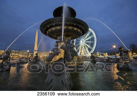 Stock Photo - Place de la Concorde; Paris, France. Fotosearch