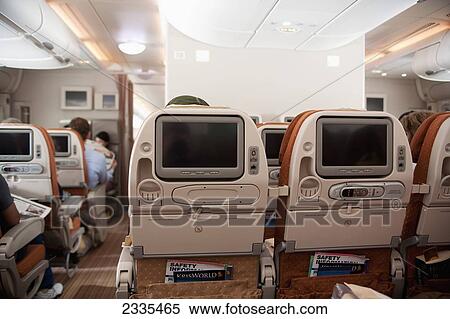 Plane Interior; Singapore View Large Photo Image Stock Photography - Plane Interior; Singapore. Fotosearch