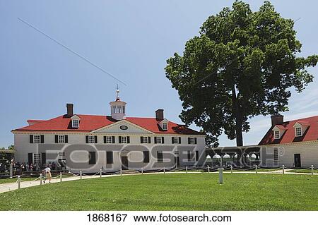 Plantation Home Of George Washington, Mount Vernon, Virginia, Usa View Large Photo Image Stock Photo - Plantation Home Of George Washington, Mount Vernon, Virginia, Usa. Fotosearch