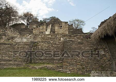 Stock Photography - Platform 5, Tonina, Chiapas, Mexico. Fotosearch