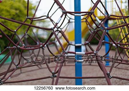 Stock Image - Playground equipment; New Westminster, British Columbia, Canada. Fotosearch