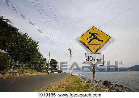 Playground Road Sign; Alert Bay, Cormorant Island, British Columbia, Canada View Large Photo Image Stock Photography - Playground Road Sign; Alert Bay, Cormorant Island, British Columbia, Canada. Fotosearch