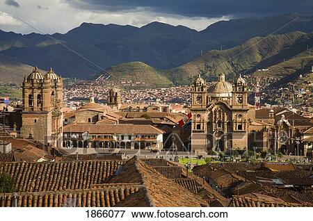 Stock Photo - Plaza De Armas In Cusco, Peru. Fotosearch