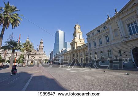 Plaza de Armas, Santiago, Metropolitan Region, Chile View Large Photo Image Stock Photo - Plaza de Armas, Santiago, Metropolitan Region, Chile. Fotosearch