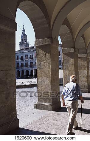 Stock Image - Plaza De Espana, Vitoria. Fotosearch