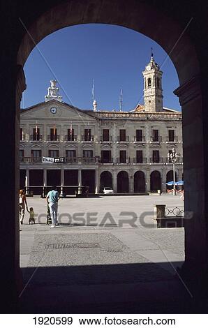 Stock Photo - Plaza De Espana - Vitoria.. Fotosearch