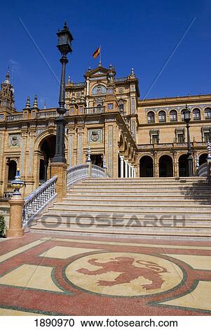 Plaza De Espanya View Large Photo Image Stock Image - Plaza De Espanya. Fotosearch