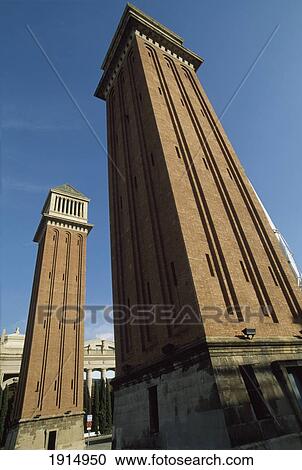 Stock Image - Plaza De Espanya. Fotosearch