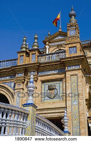 Plaza De Espanya View Large Photo Image Stock Photo - Plaza De Espanya. Fotosearch