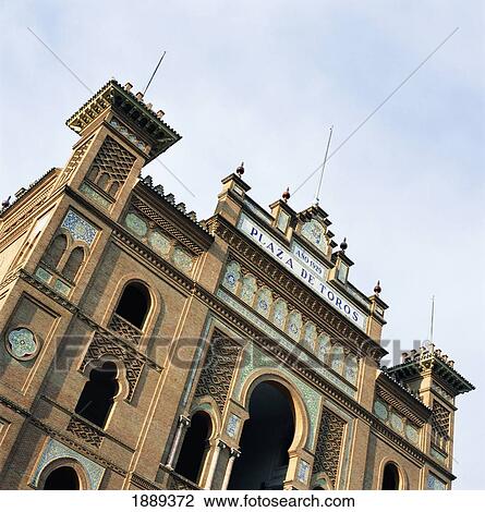 Plaza De Toros De Las Ventas Bullring, Low Angle View View Large Photo Image Stock Image - Plaza De Toros De Las Ventas Bullring, Low Angle View. Fotosearch