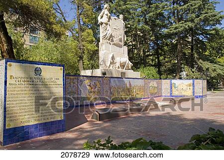 Plaza Espana; Mendoza Argentina View Large Photo Image Stock Photo - Plaza Espana; Mendoza Argentina. Fotosearch