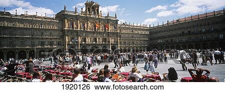 Stock Photograph - Plaza Mayor. Fotosearch