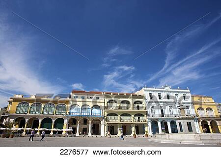 Stock Photo - Plaza San Francisco de Asis; Havana, Cuba. Fotosearch