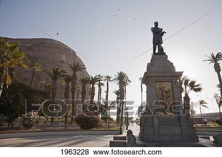 Stock Photo - Plaza Vicuna Mackenna, Arica, Arica And Parinacota Region, Chile. Fotosearch