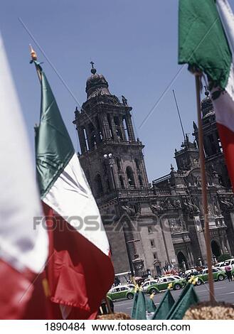 Plaza Zocalo View Large Photo Image Picture - Plaza Zocalo. Fotosearch