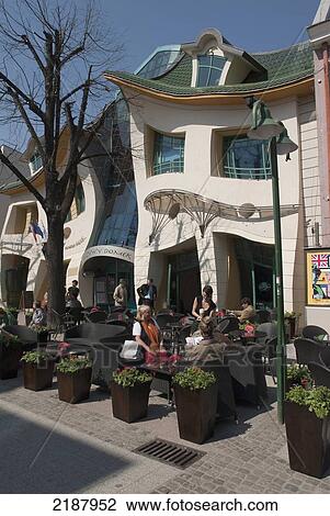 Poland, Krzywy Dom ( Crooked House) On Monte Cassino Street; Sopot View Large Photo Image Stock Image - Poland, Krzywy Dom ( Crooked House) On Monte Cassino Street; Sopot. Fotosearch