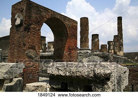 Pompeii, Italy; Historic Italian Ruins, Aftermath Of Volcanic Eruption View Large Photo Image Picture - Pompeii, Italy; Historic Italian Ruins, Aftermath Of Volcanic Eruption. Fotosearch