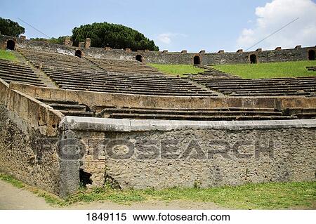 Stock Photography - Pompeii, Italy; Historic Italian Ruins, Aftermath Of Volcanic Eruption. Fotosearch