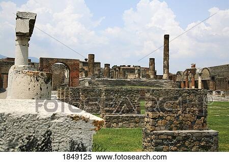 Stock Photography - Pompeii, Italy; Historic Italian Ruins, Aftermath Of Volcanic Eruption. Fotosearch