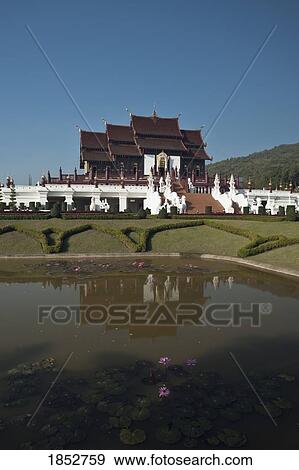 Pond, Rajapreuk Gardens, Chiang Mai, Thailand View Large Photo Image Stock Photo - Pond, Rajapreuk Gardens, Chiang Mai, Thailand. Fotosearch