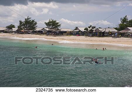 Stock Photography - Popular Surfing Location, Serangan, Bali, Indonesia. Fotosearch