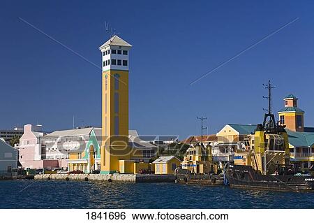 Port Authority Building; Prince George Wharf, Nassau Harbor, New Providence Island, Bahamas View Large Photo Image Stock Photograph - Port Authority Building; Prince George Wharf, Nassau Harbor, New Providence Island, Bahamas. Fotosearch