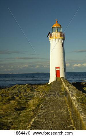 Stock Image - Port Fairy Lighthouse, Victoria, Australia. Fotosearch