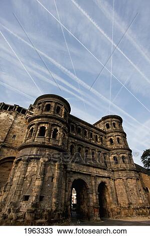 Porta Nigra Roman Gateway, Trier, Rhineland-Palatinate, Germany View Large Photo Image Stock Image - Porta Nigra Roman Gateway, Trier, Rhineland-Palatinate, Germany. Fotosearch