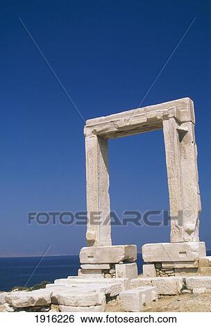 Stock Photograph - Portara - Gate. Fotosearch