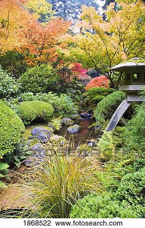 Portland, Oregon, United States Of America; Portland Japanese Garden In Autumn View Large Photo Image Stock Image - Portland, Oregon, United States Of America; Portland Japanese Garden In Autumn. Fotosearch