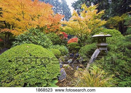 Portland, Oregon, United States Of America; Portland Japanese Garden In Autumn View Large Photo Image Stock Image - Portland, Oregon, United States Of America; Portland Japanese Garden In Autumn. Fotosearch