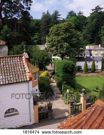 Portmeirion, Wales View Large Photo Image Picture - Portmeirion, Wales. Fotosearch